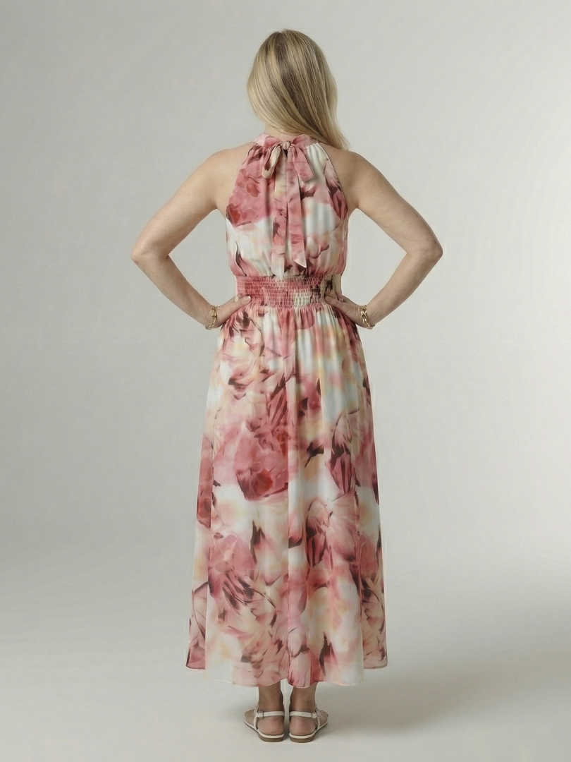 BEATRIZ | Vestido midi halter