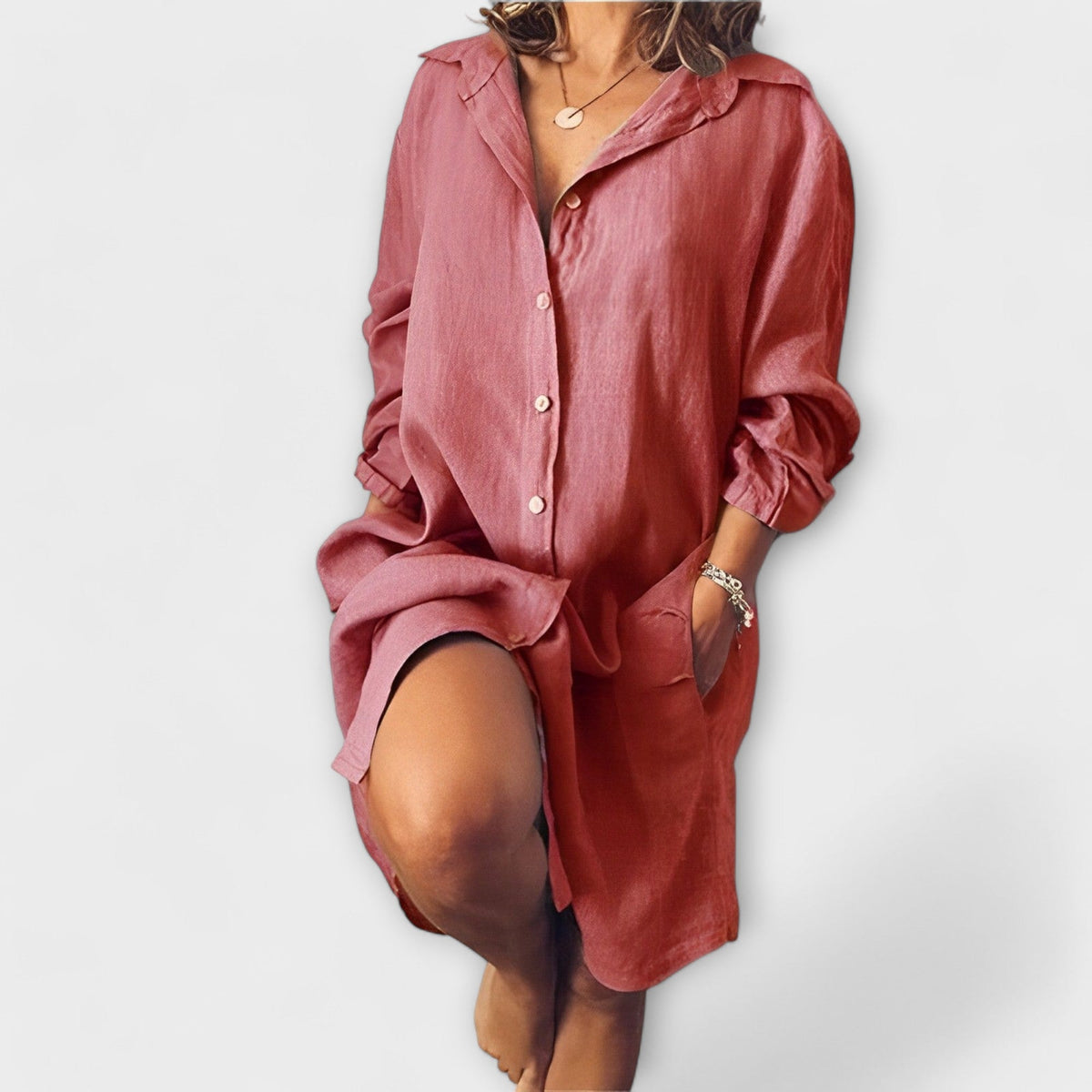 ROCIO | Blusa con bolsillo en el pecho