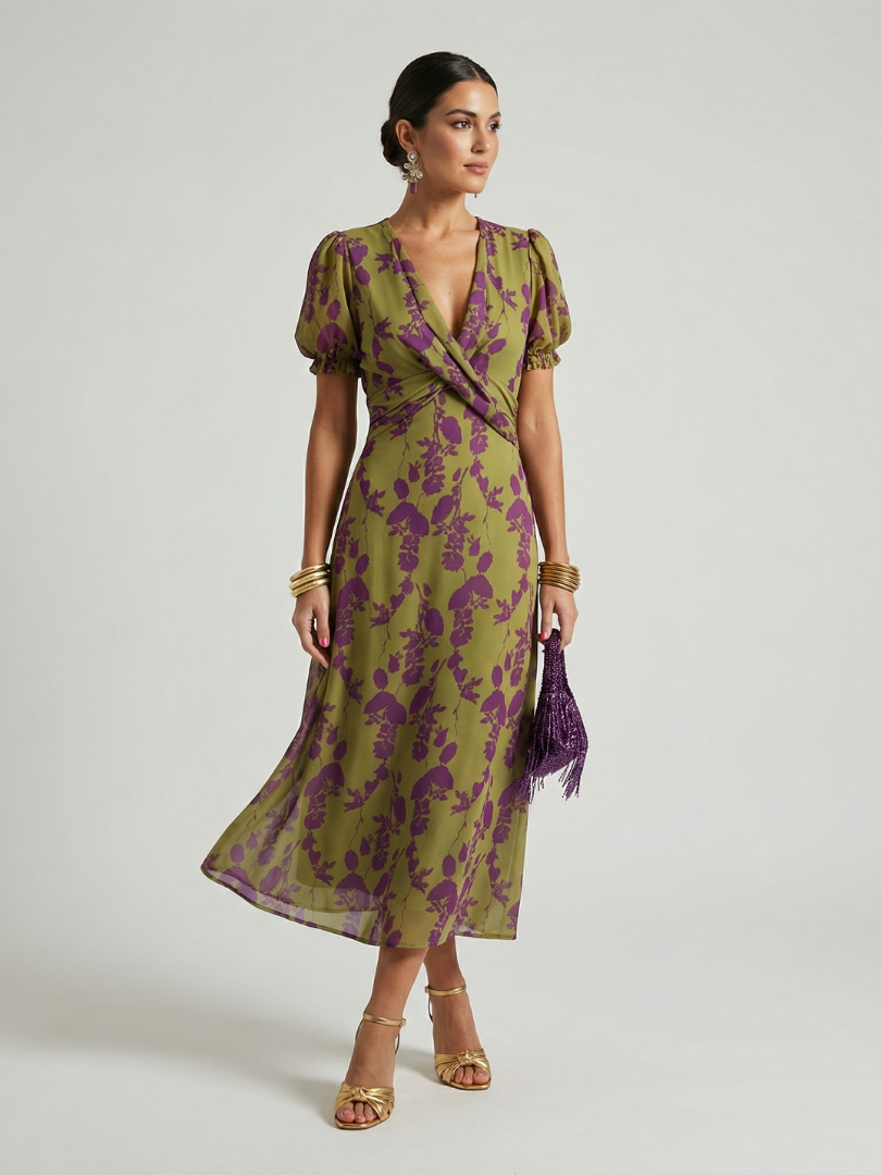 CAMILA | Vestido midi floral