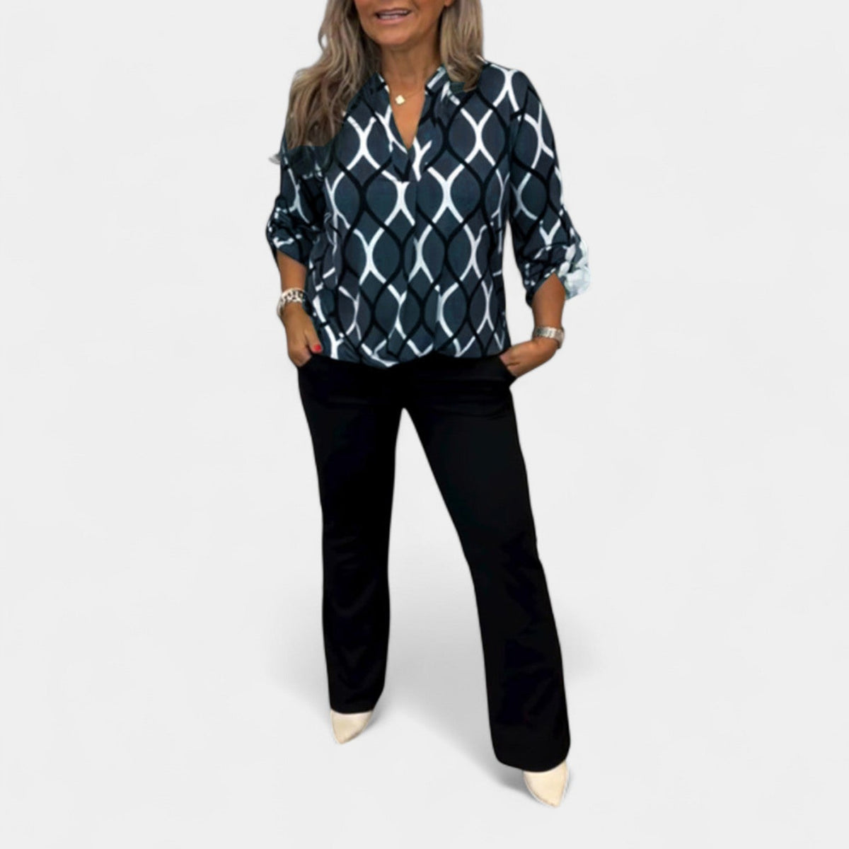 JIMENA | Blusa con estampado gráfico