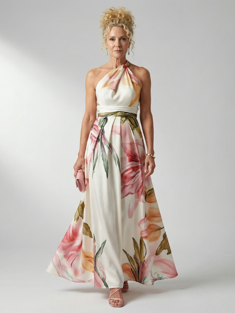 EMILIA | Vestido maxi floral