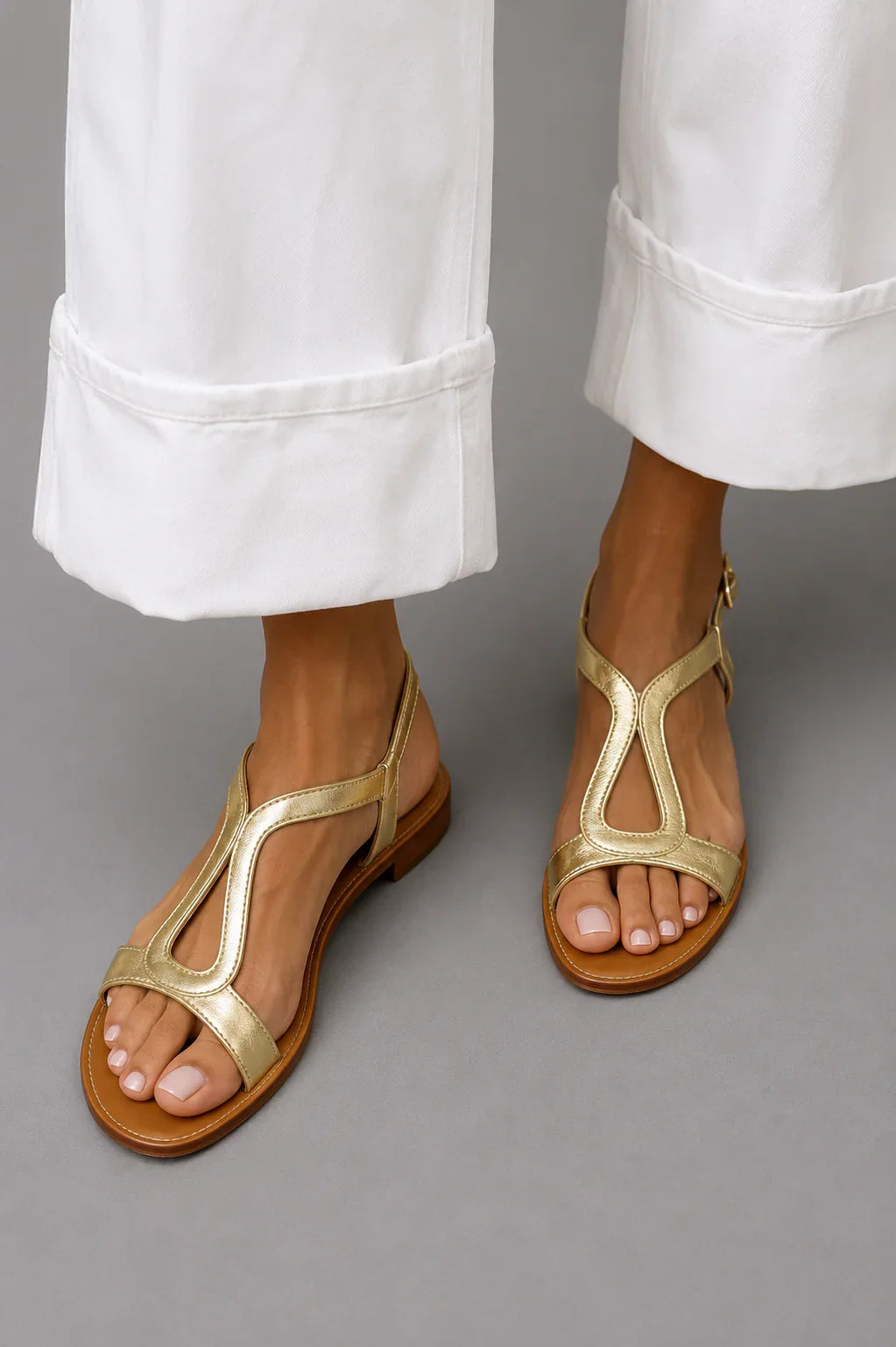 LUDOVICA | Sandalias de suela plana