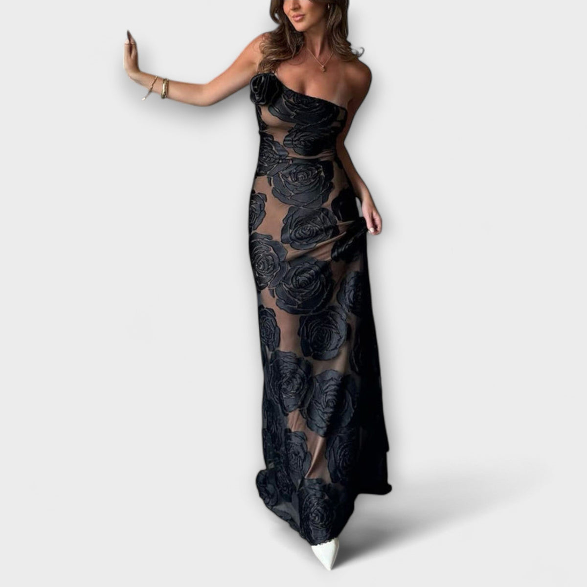 GUADALUPE | Vestido maxi floral