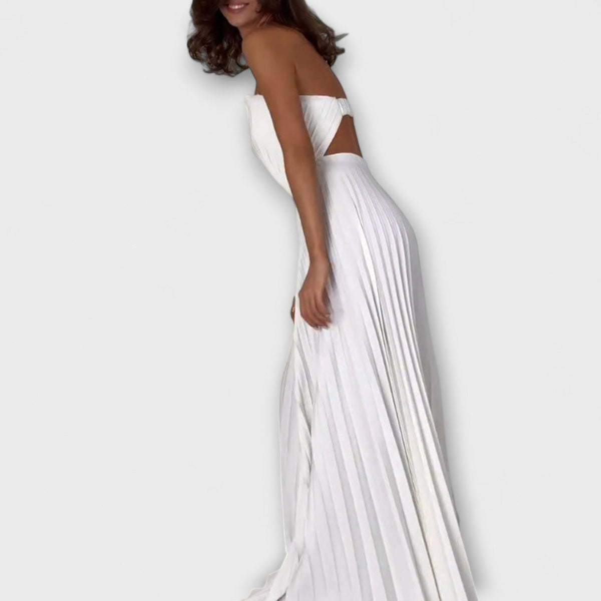 RENATA | Vestido plisado informal