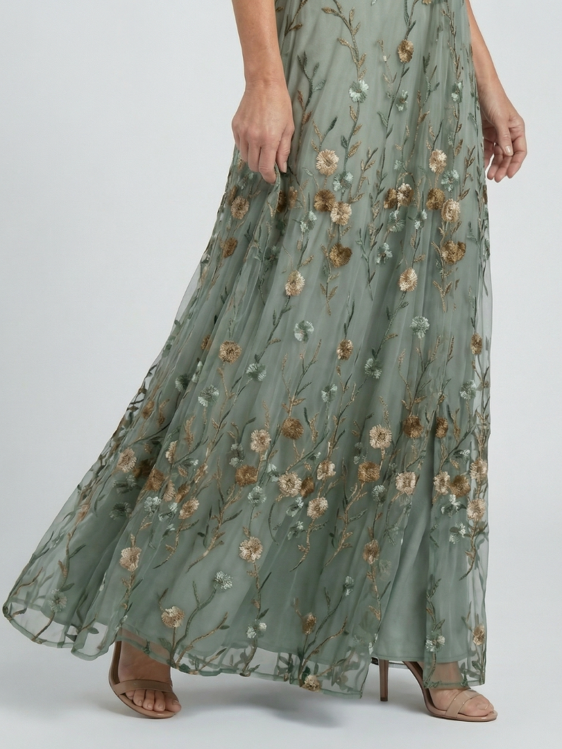 VALERIA | Vestido midi halter floral