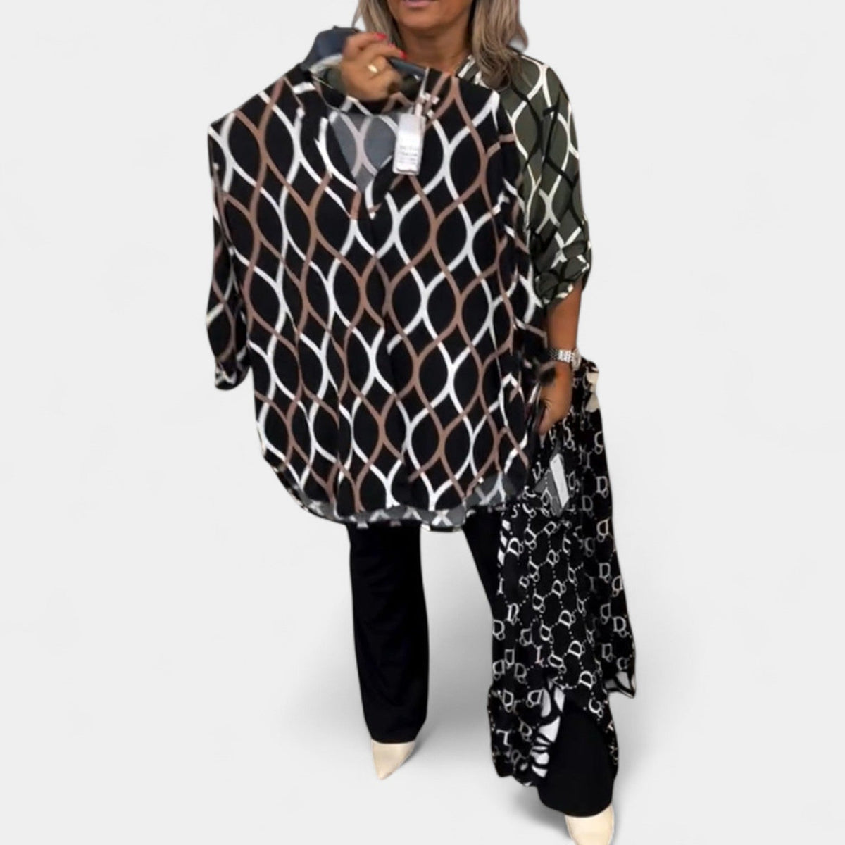 JIMENA | Blusa con estampado gráfico