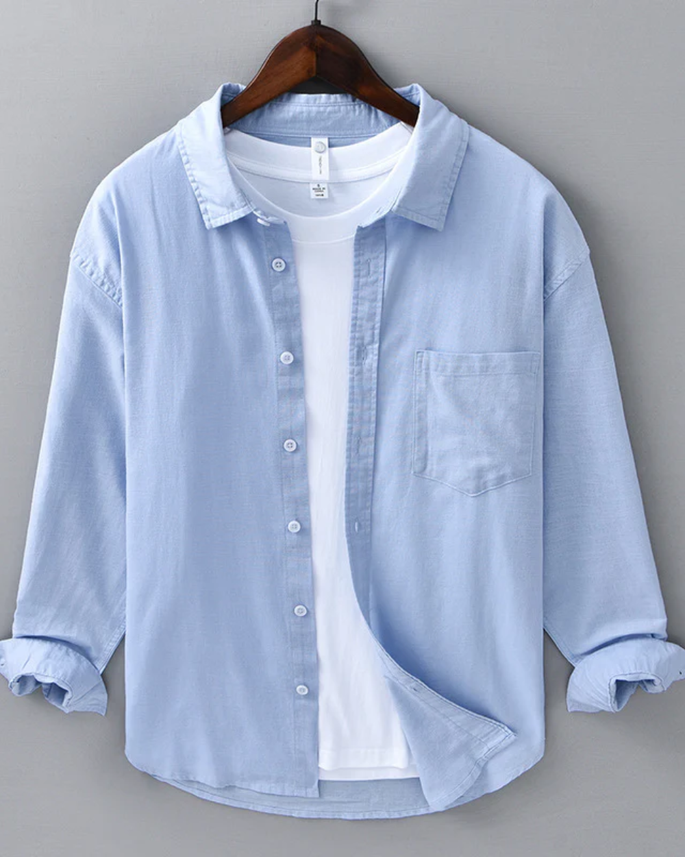 RENATA | Camisa de lino con ajuste estructurado