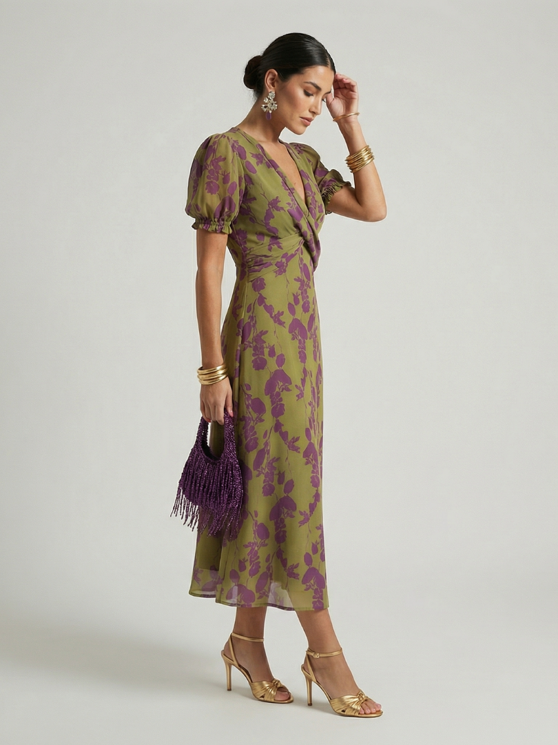 CAMILA | Vestido midi floral