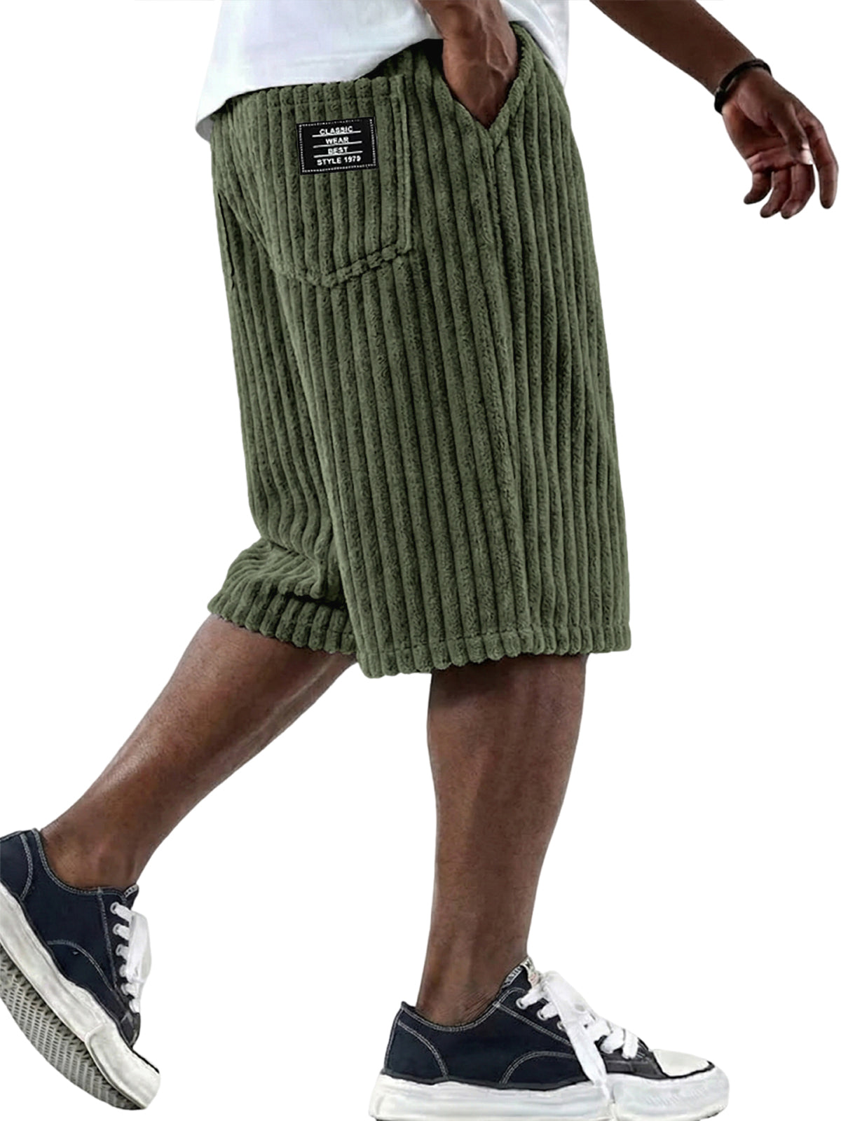 MARÍA JOSÉ JOSÉ | Shorts casuales acanalados