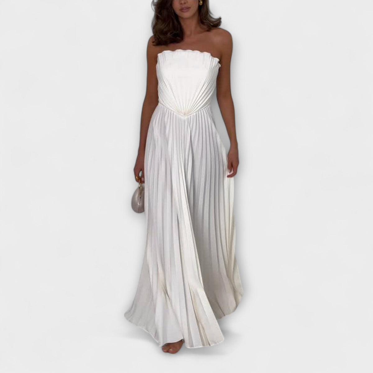 RENATA | Vestido plisado informal