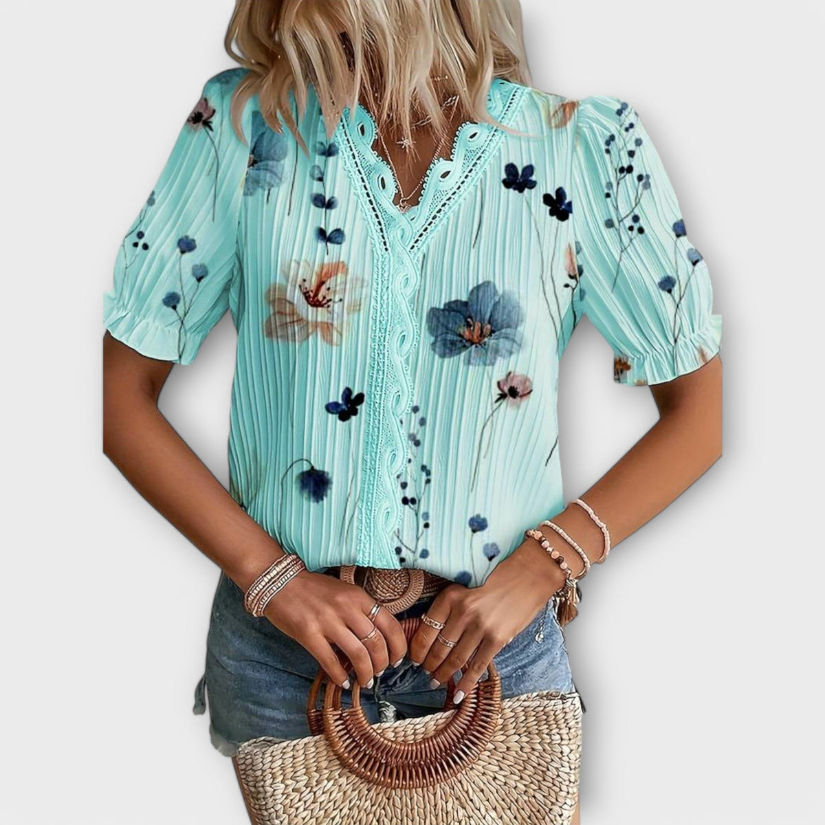 ISABELLA | Blusa con escote en V