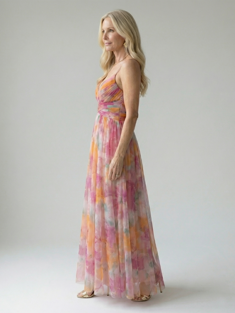 RENATA | Vestido maxi cruzado