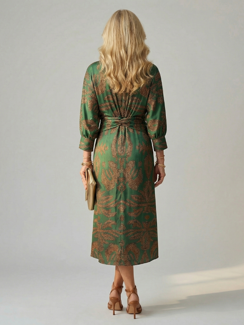 VALENTINA | Vestido midi cruzado