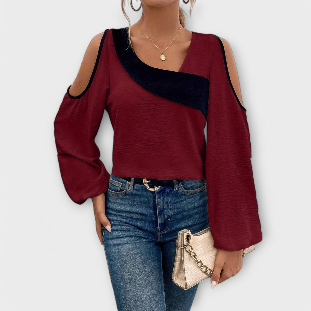 REGINA | Blusa con escote cuadrado