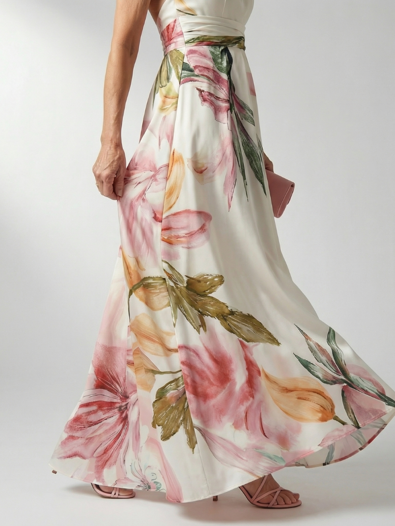 EMILIA | Vestido maxi floral