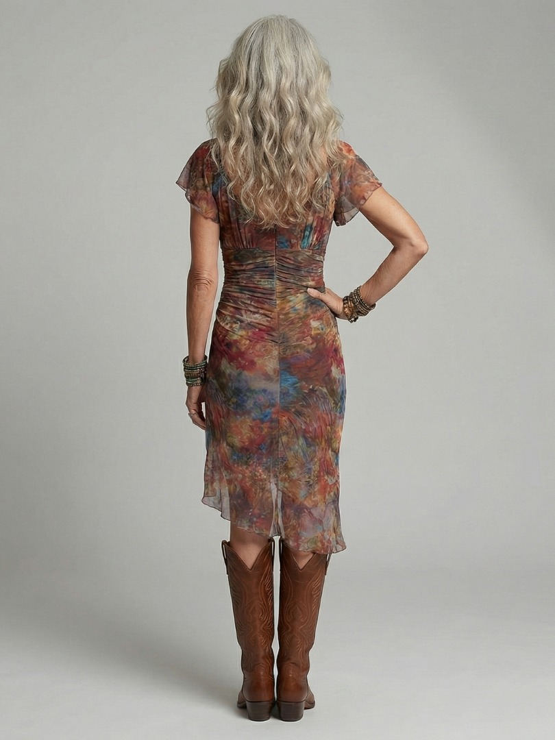 PAOLA | Vestido midi halter