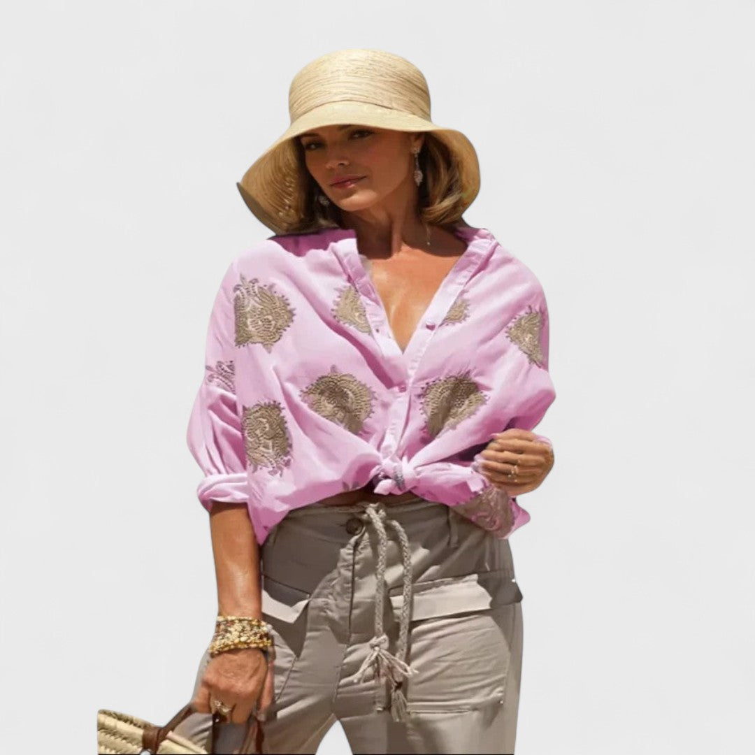 ÁGATA | Sudadera con estampado oriental