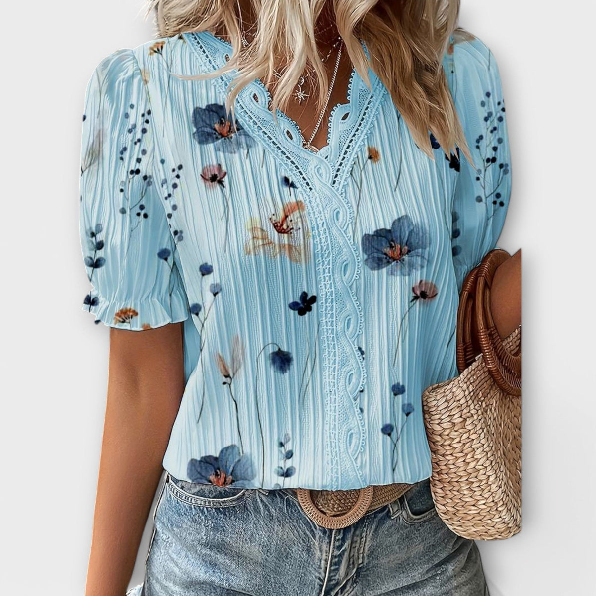 ISABELLA | Blusa con escote en V