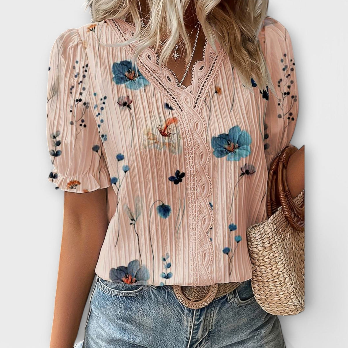 ISABELLA | Blusa con escote en V