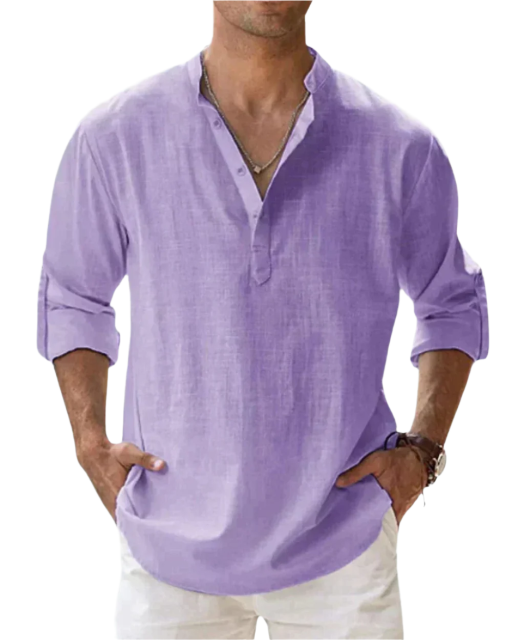 ANDREA | Camisa de algodón clásica