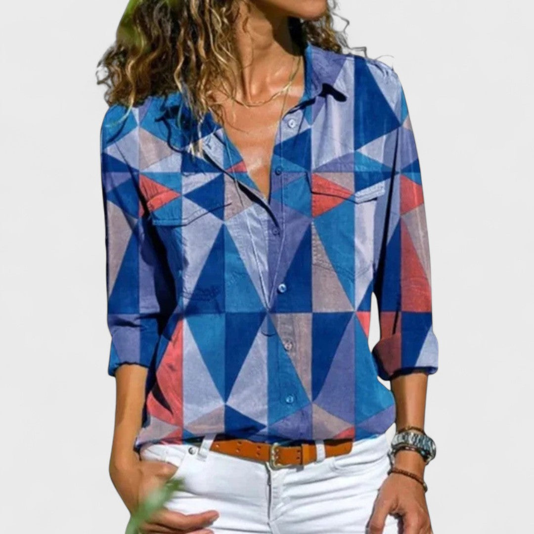 SOFÍA | Blusa con mangas abullonadas
