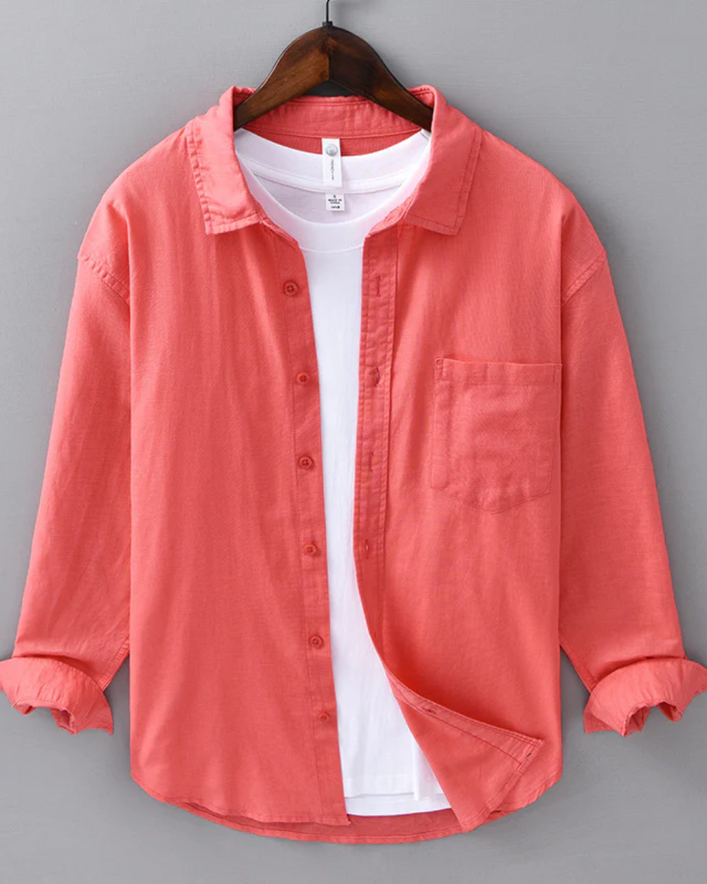 RENATA | Camisa de lino con ajuste estructurado