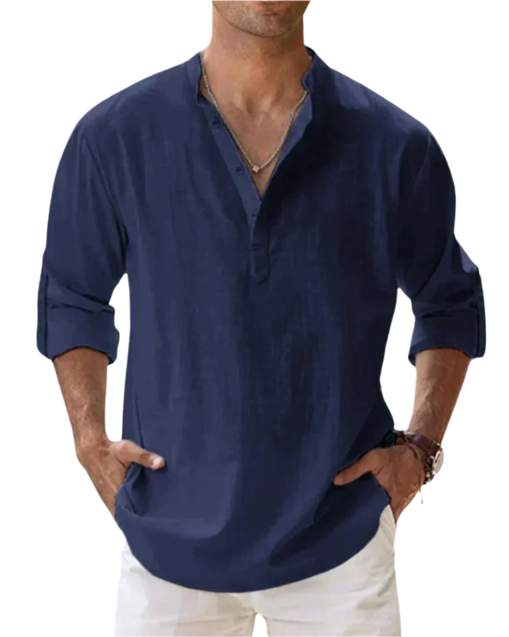 ANDREA | Camisa de algodón clásica