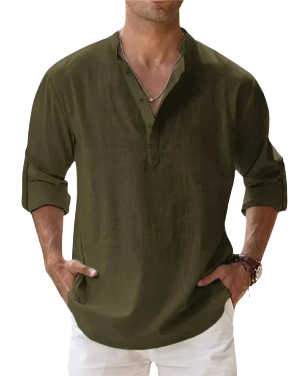 ANDREA | Camisa de algodón clásica