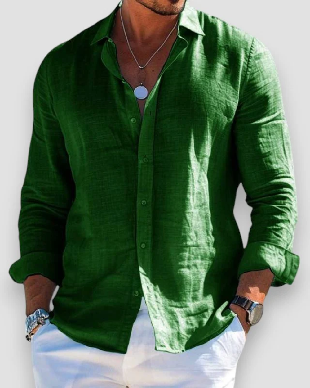 RODRIGO | Camisa informal de corte entallado