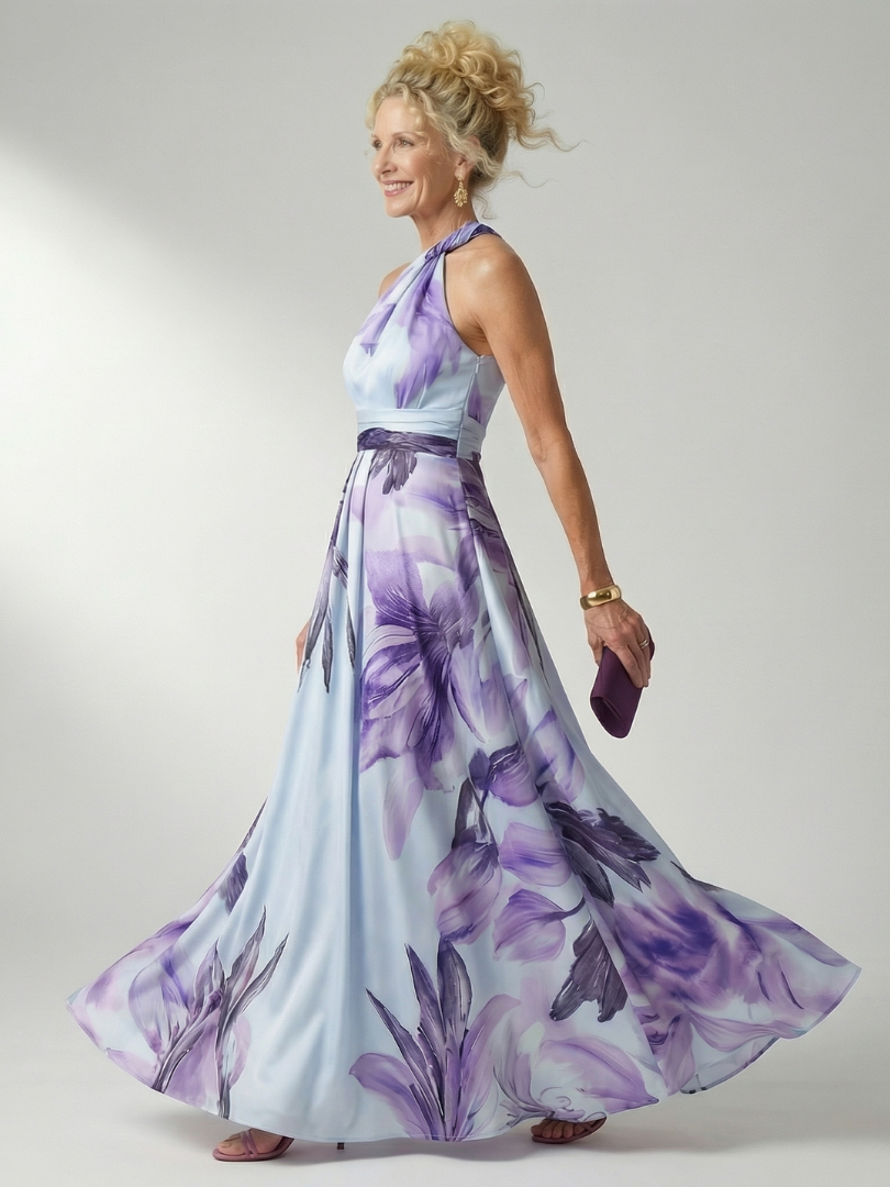 EMILIA | Vestido maxi floral