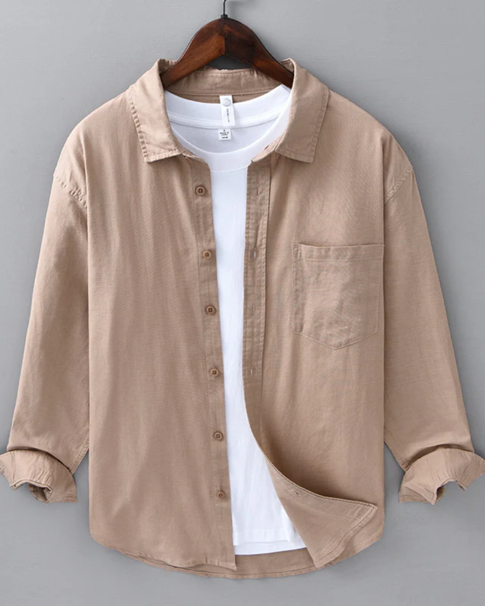 RENATA | Camisa de lino con ajuste estructurado