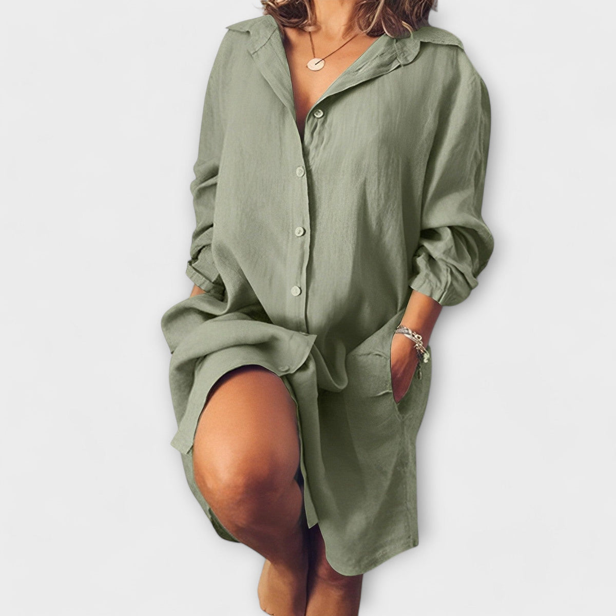 ROCIO | Blusa con bolsillo en el pecho