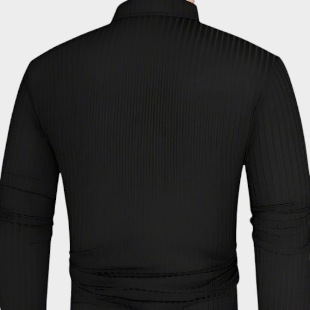 MATÍAS | Polo de cuello en V ajustado