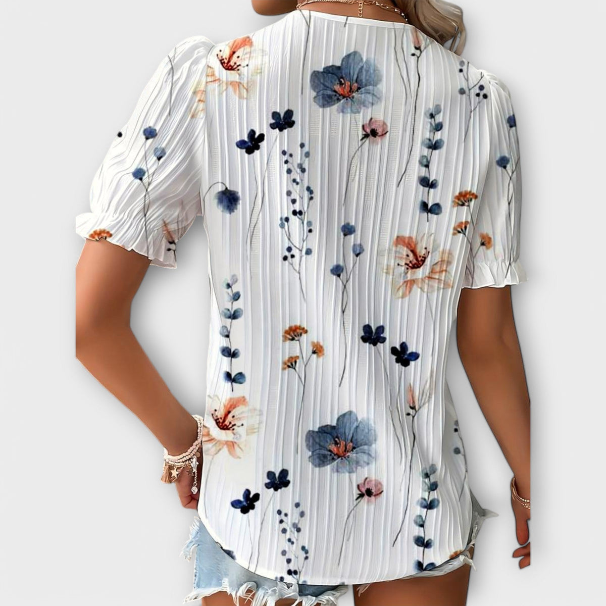 ISABELLA | Blusa con escote en V