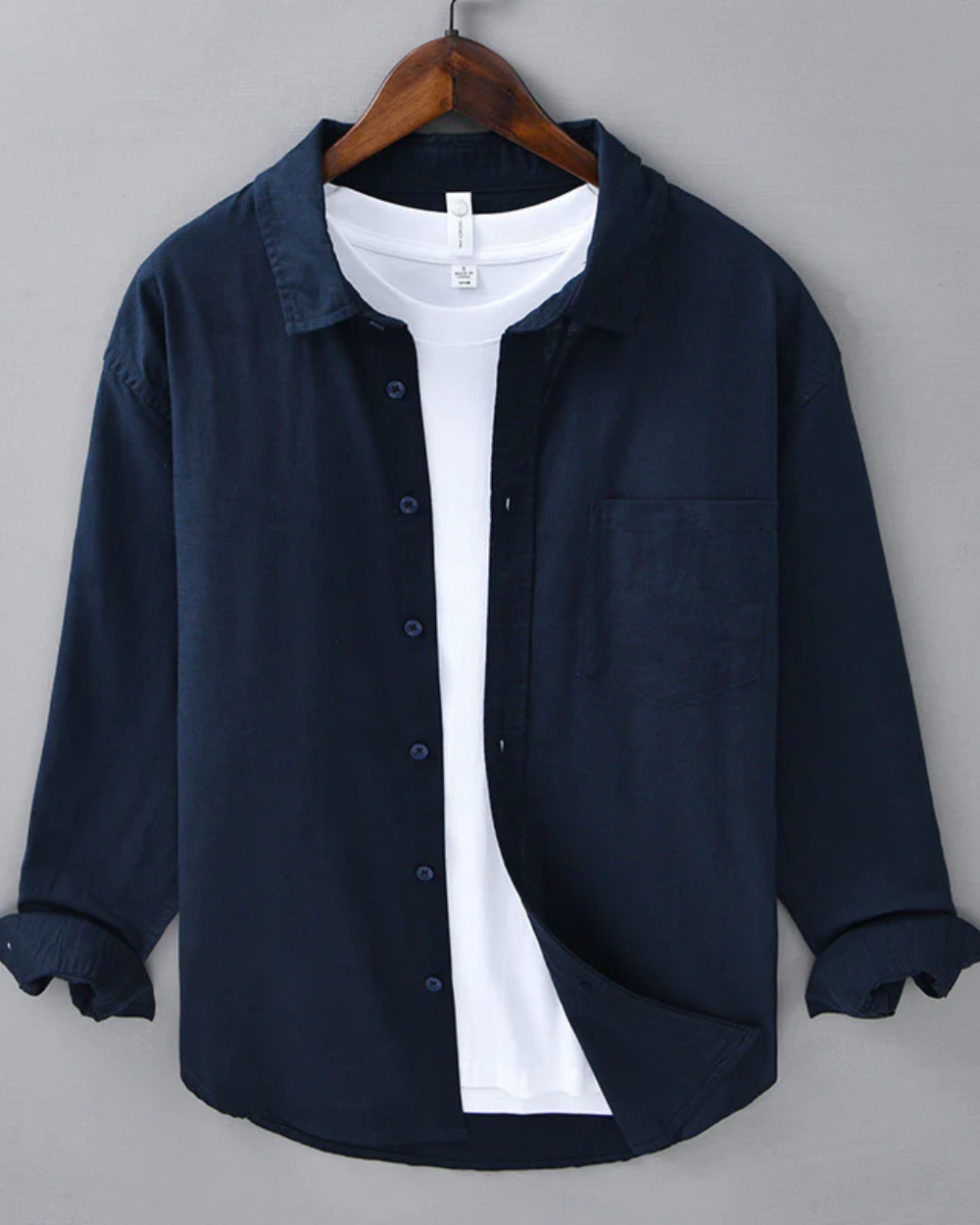 RENATA | Camisa de lino con ajuste estructurado