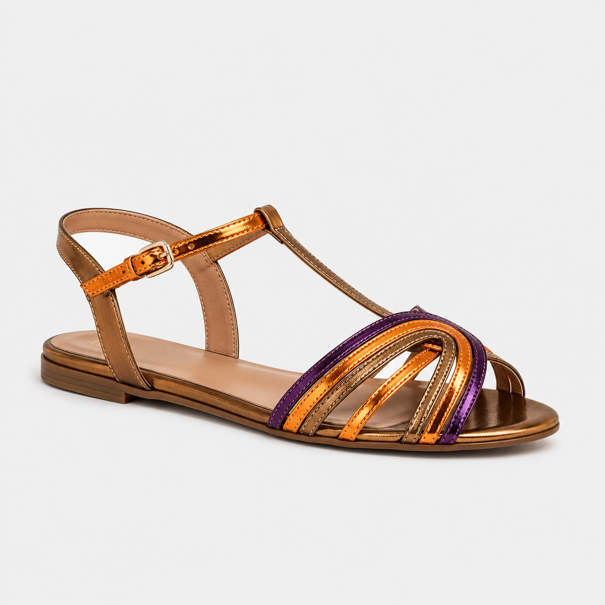 VICTORIA | Sandalias multicolor con correa