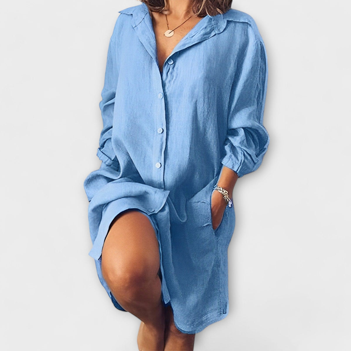 ROCIO | Blusa con bolsillo en el pecho
