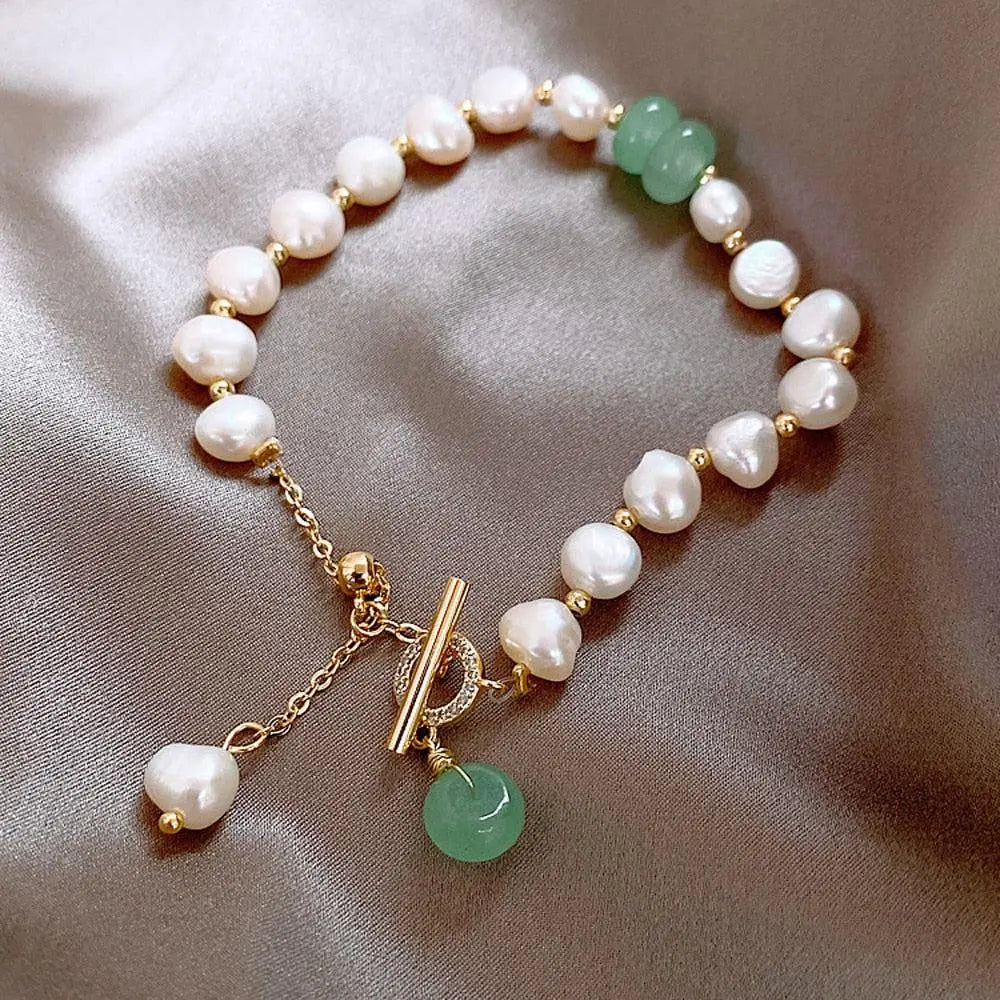 MARÍA JOSÉ JOSÉ | Pulsera con perla marina