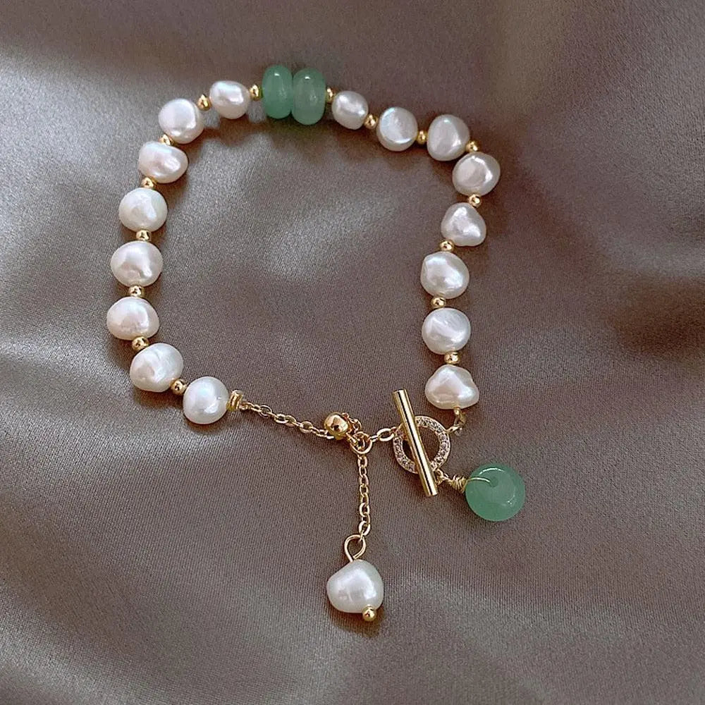 MARÍA JOSÉ JOSÉ | Pulsera con perla marina