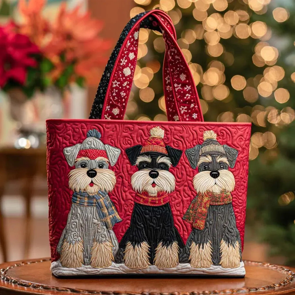 NOELIA | Bolso artesanal con schnauzers