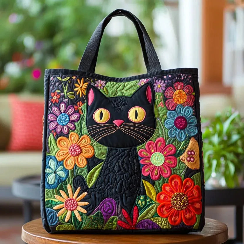 EVA | Bolso artesanal con gato negro