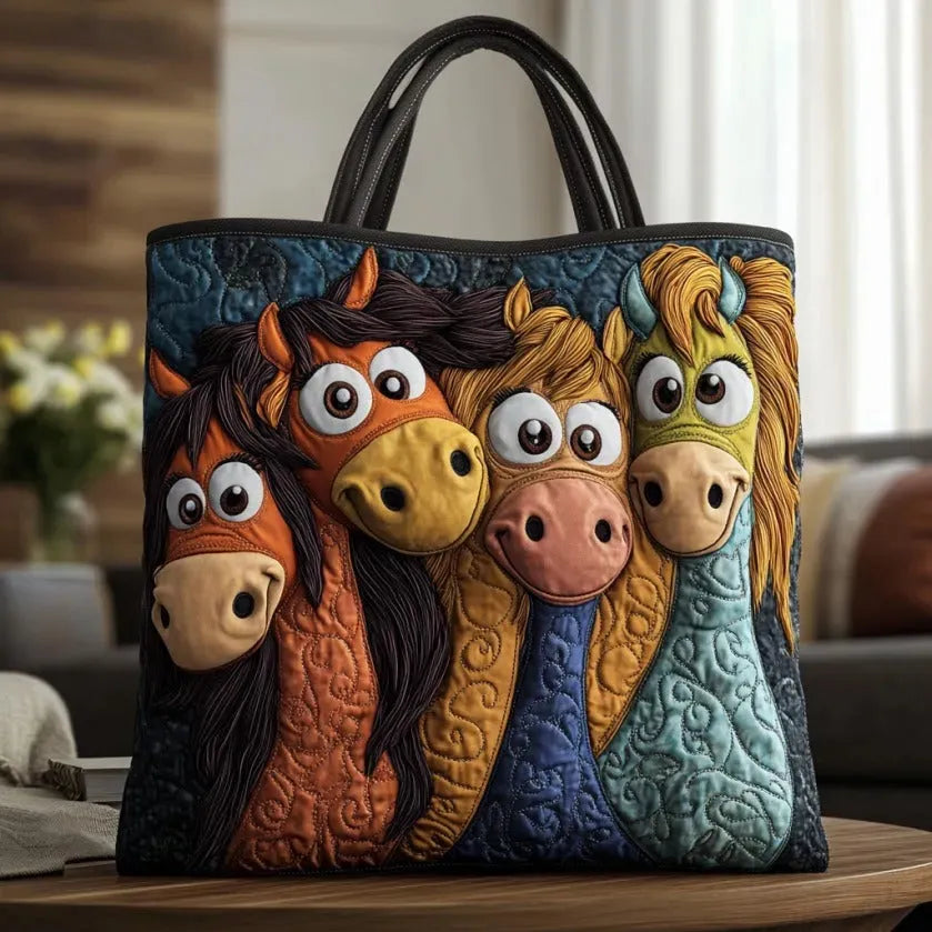 CARMEN | Bolso artesanal con diseño de ponis