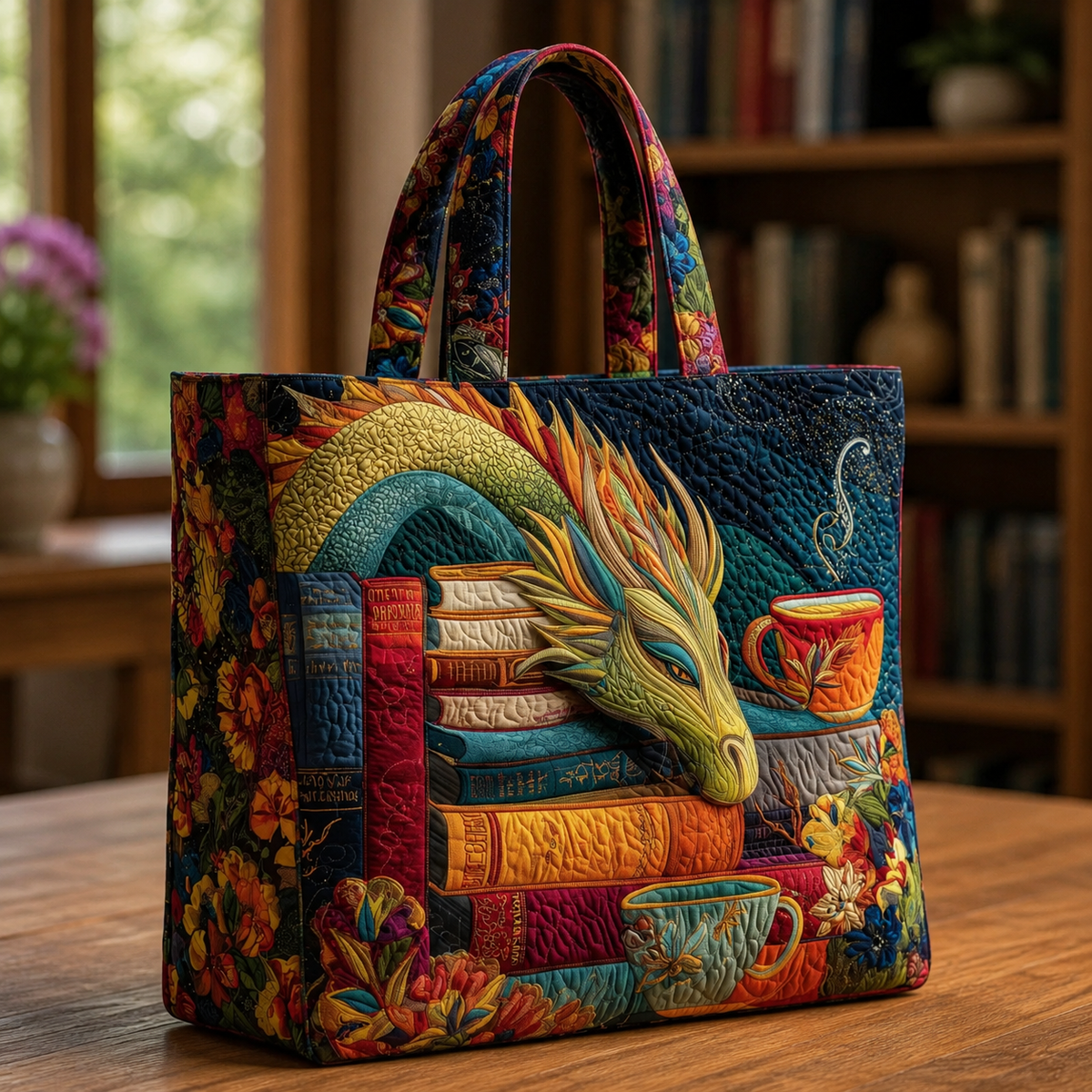 LAURA | Bolso artesanal con dragón