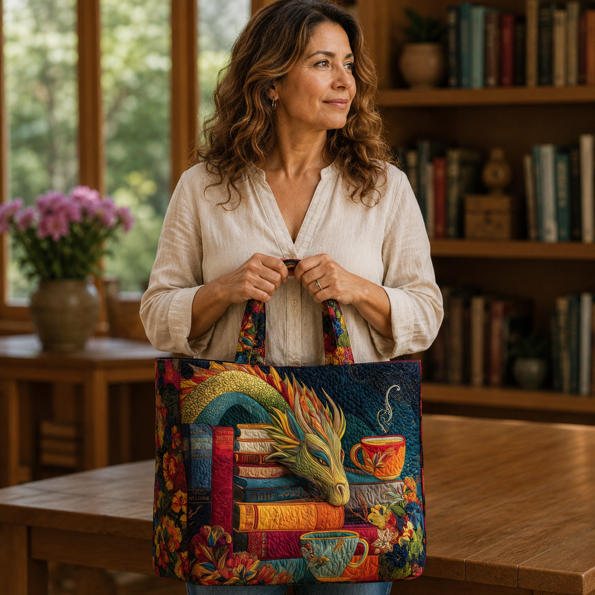 LAURA | Bolso artesanal con dragón