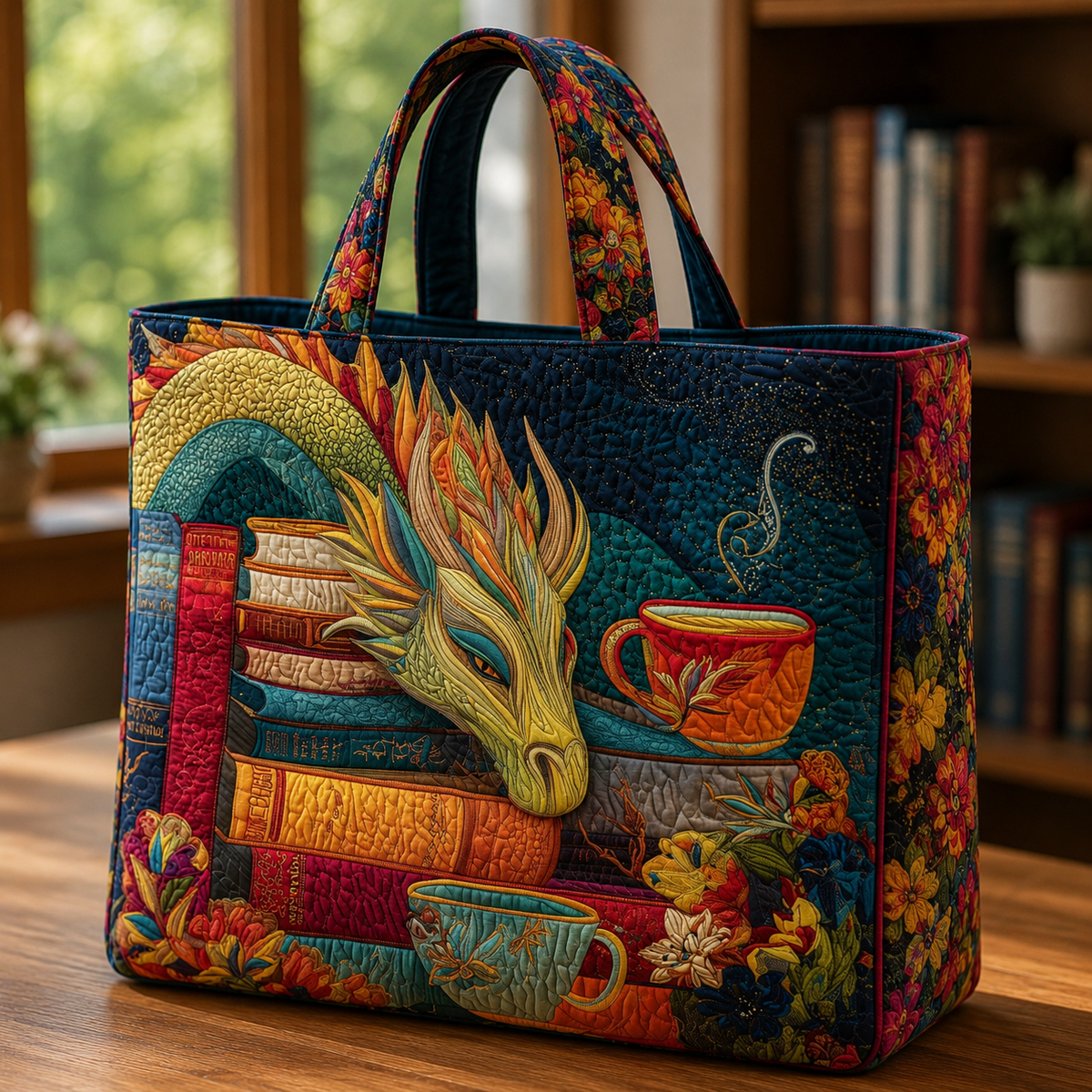 LAURA | Bolso artesanal con dragón