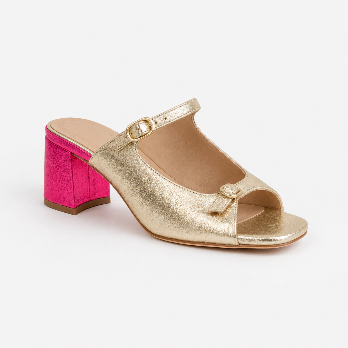 VALENTINA | Sandalias de tacón ancho