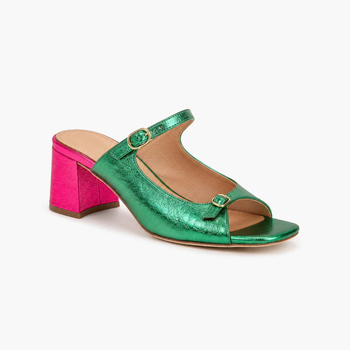 VALENTINA | Sandalias de tacón ancho