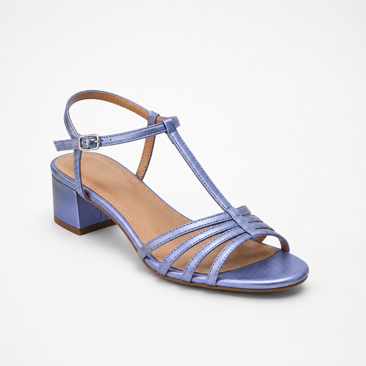 XIMENA | Sandalias doradas de tacón bajo