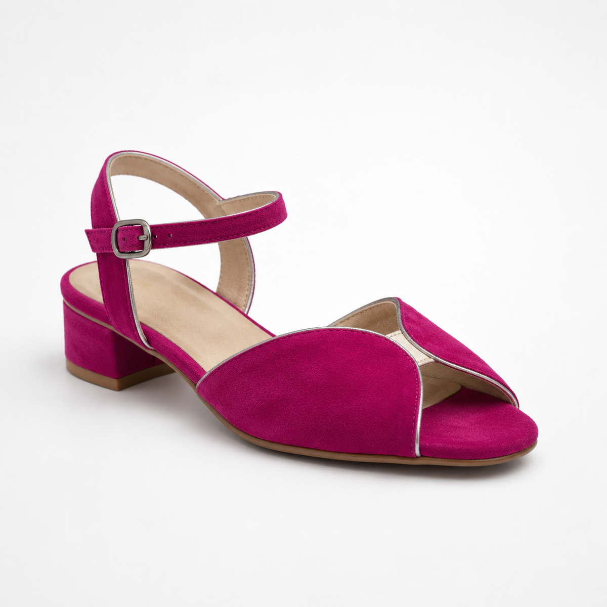 ROMINA | Sandalias en verde salvia
