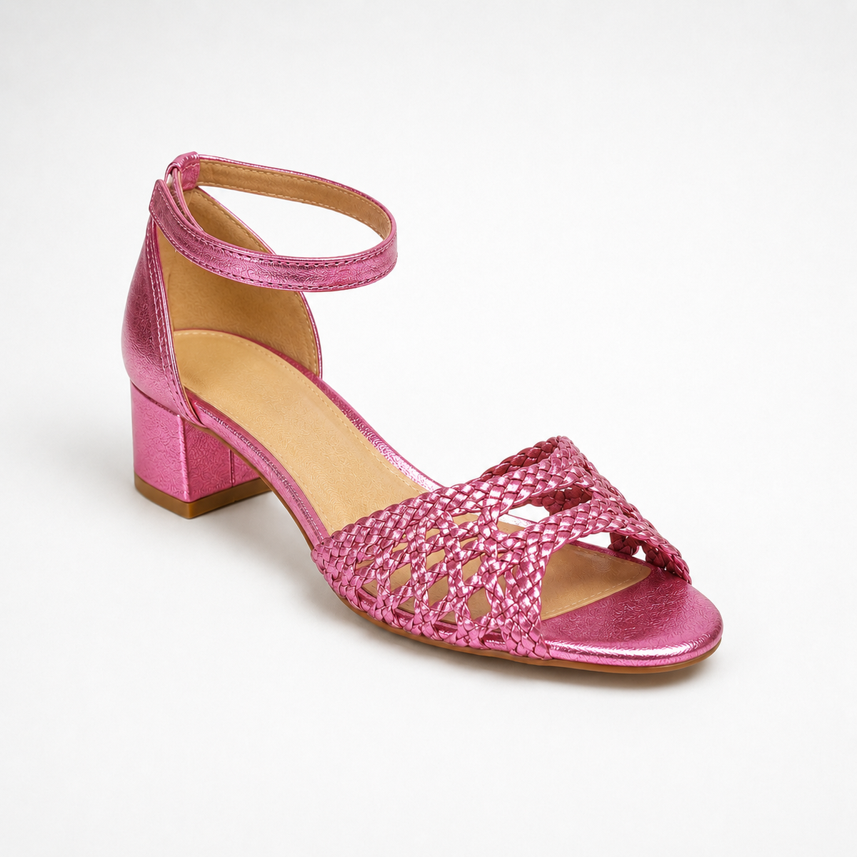 ISADORA | Sandalias trenzadas doradas